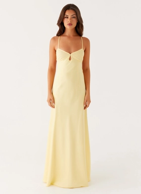 Joanie Maxi Dress - Yellow