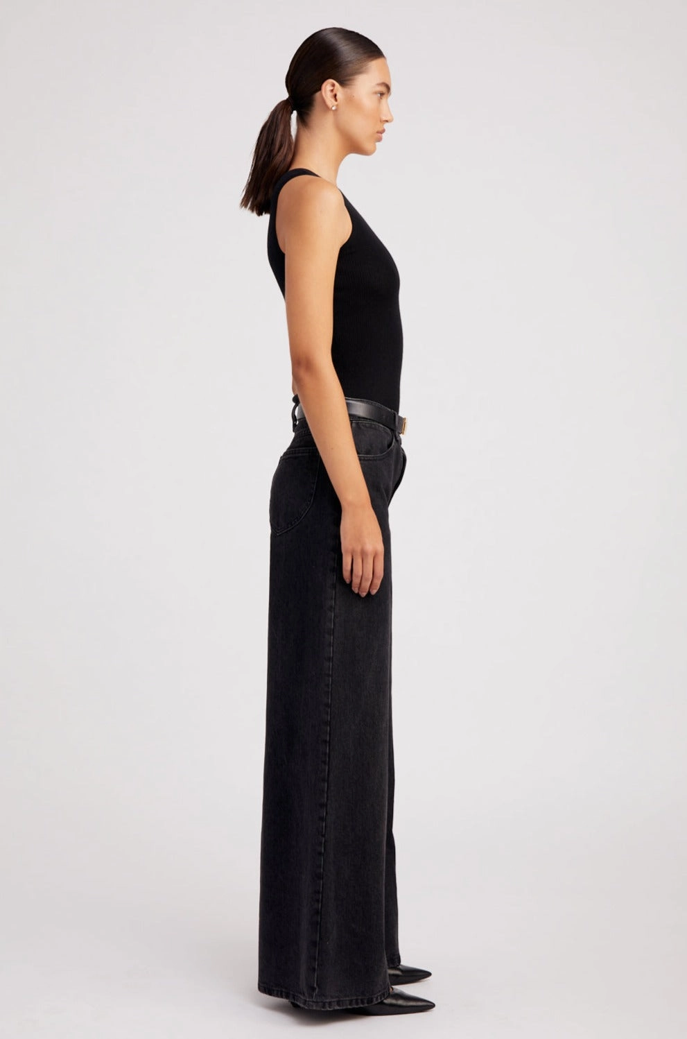 RipstopFabric Jones Wide Leg Denim