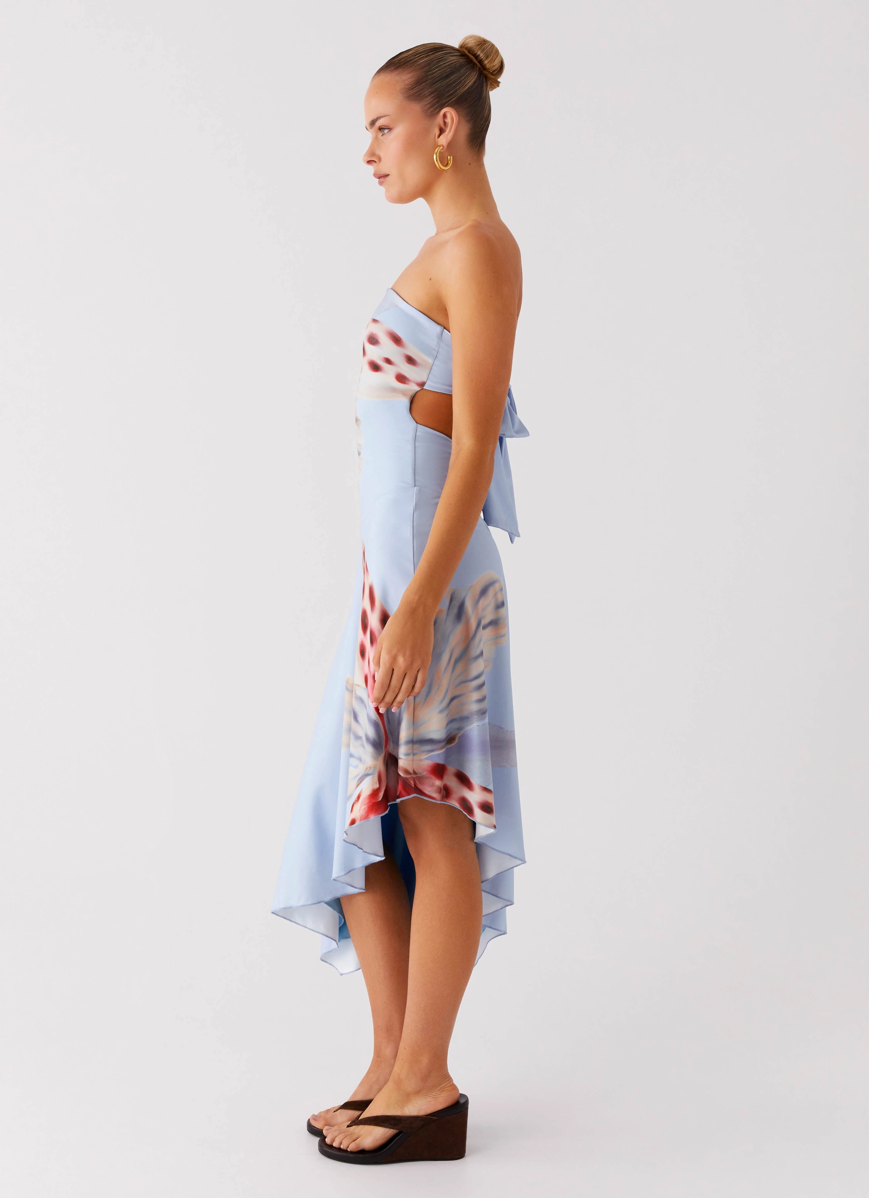 Juliana Midi Dress - Deep Sea Bloom
