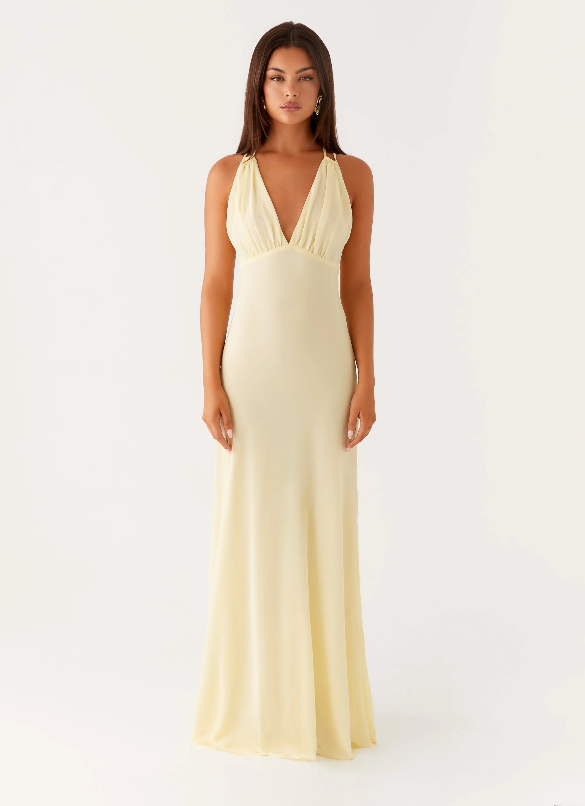 Kacia Maxi Dress - Lemon