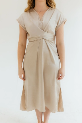 Karen Dress Formal Look Beaded-Edge