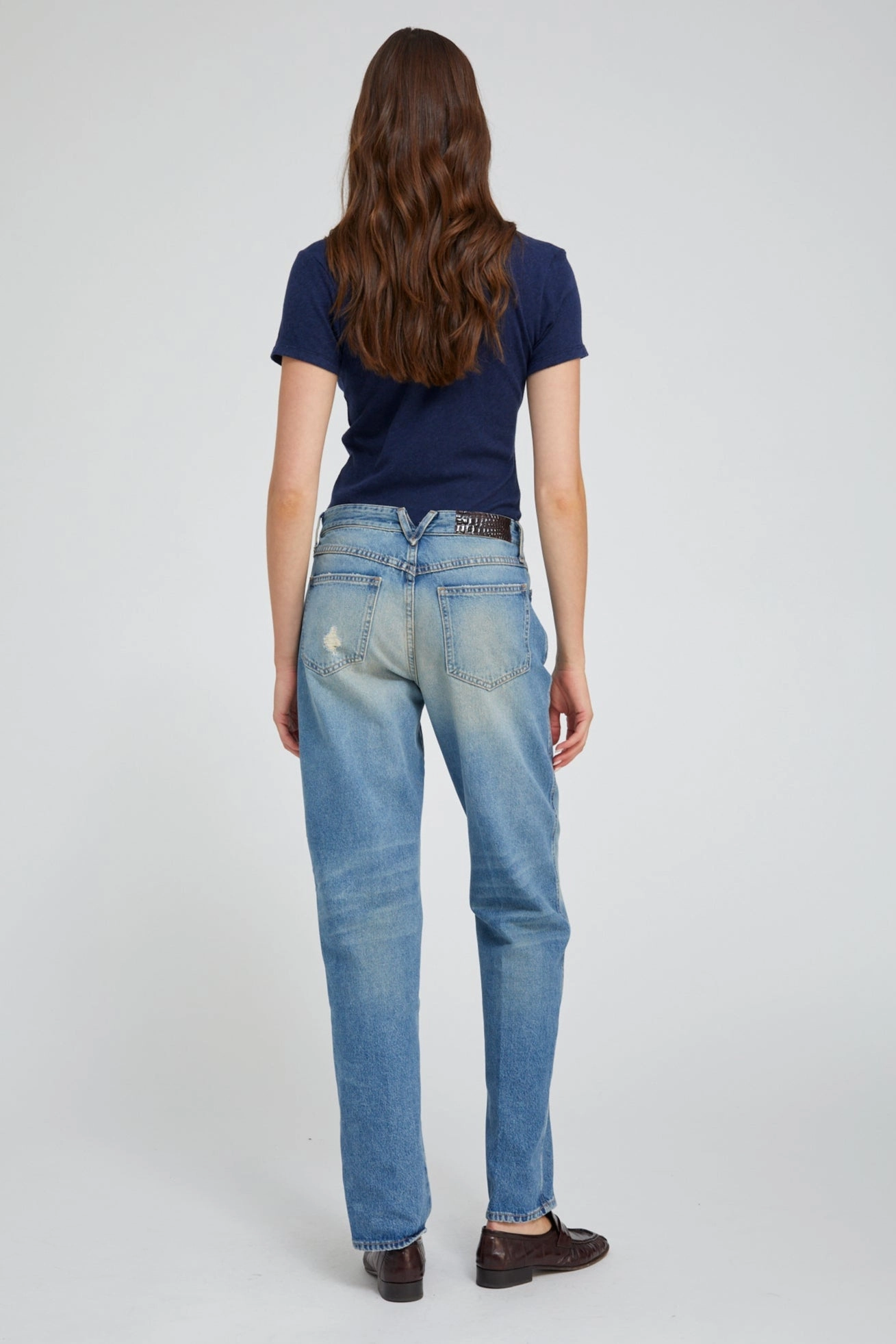 Stylish Cut Non Clip Kate Slim Boyfriend Denim