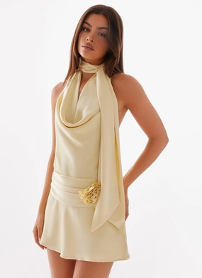 Kenzie Mini Dress - Yellow