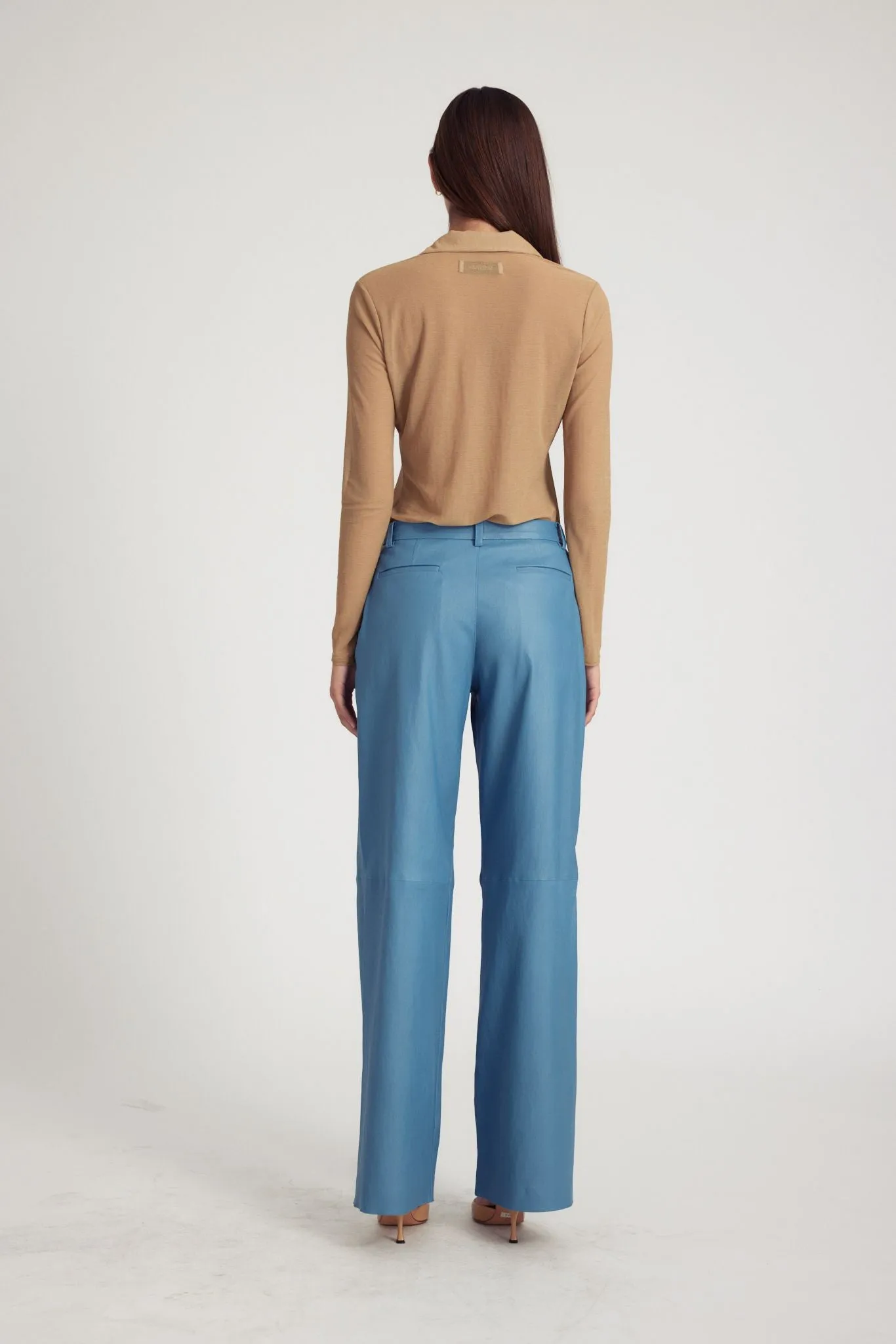 Butter Soft Handfeel Khaki Knit Mesh Button Down