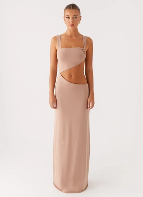 Kika Maxi Dress - Beige