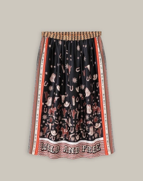 quick dry VANESSA PRINTED MIDI SKIRT