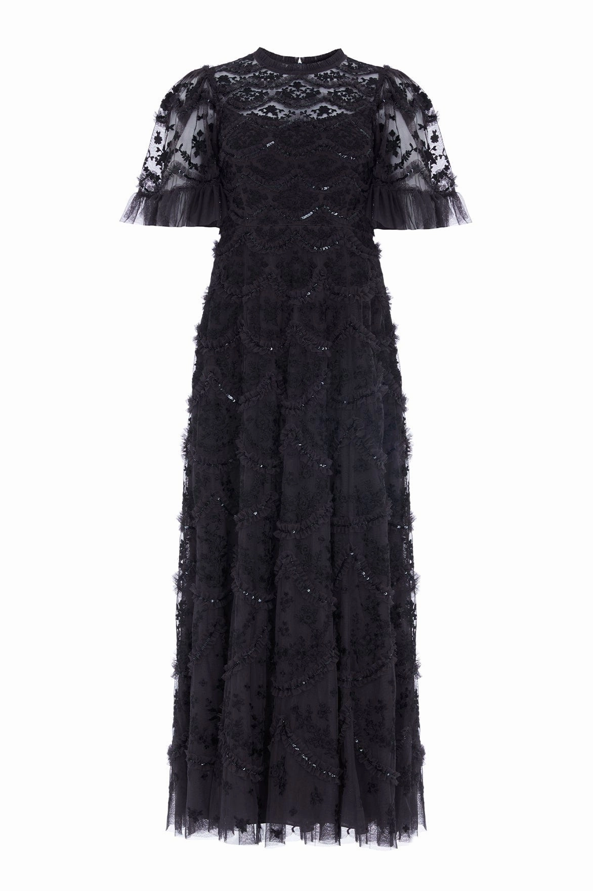 Linen Soft Lily Bloom Ankle Gown