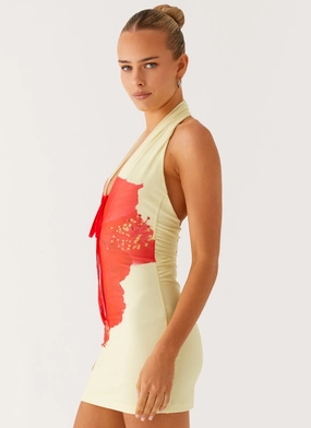 Know You Better Mini Dress - Scarlet Floral