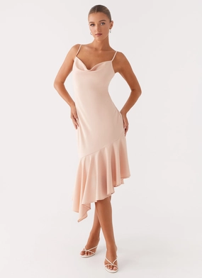 Korby Midi Dress - Pink