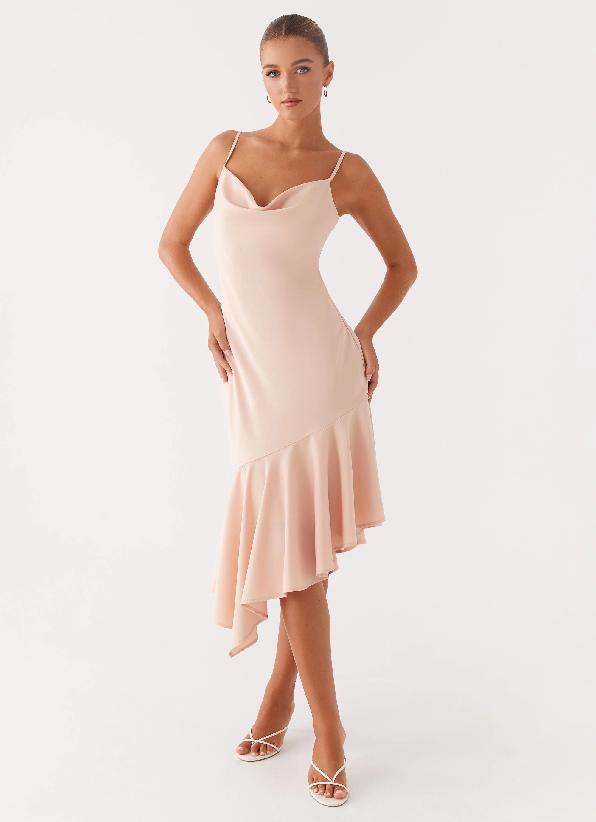 Korby Midi Dress - Pink