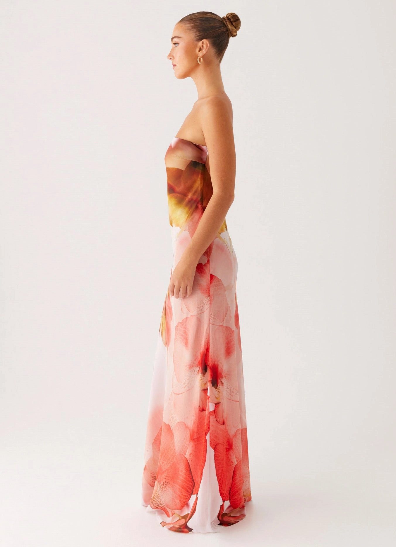 Kunis Maxi Dress - Peach Rose