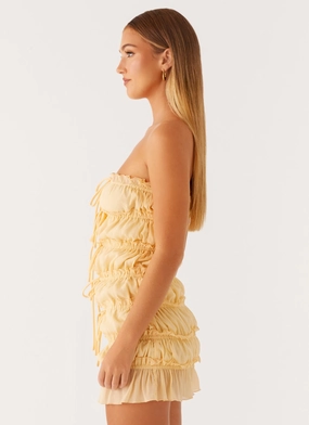 Kylan Mini Dress - Apricot