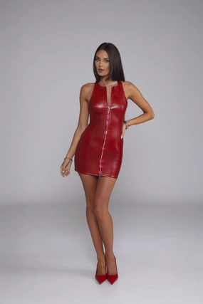 Elastic hem Style Fusion VIXEN DRESS / SIMPLY RED