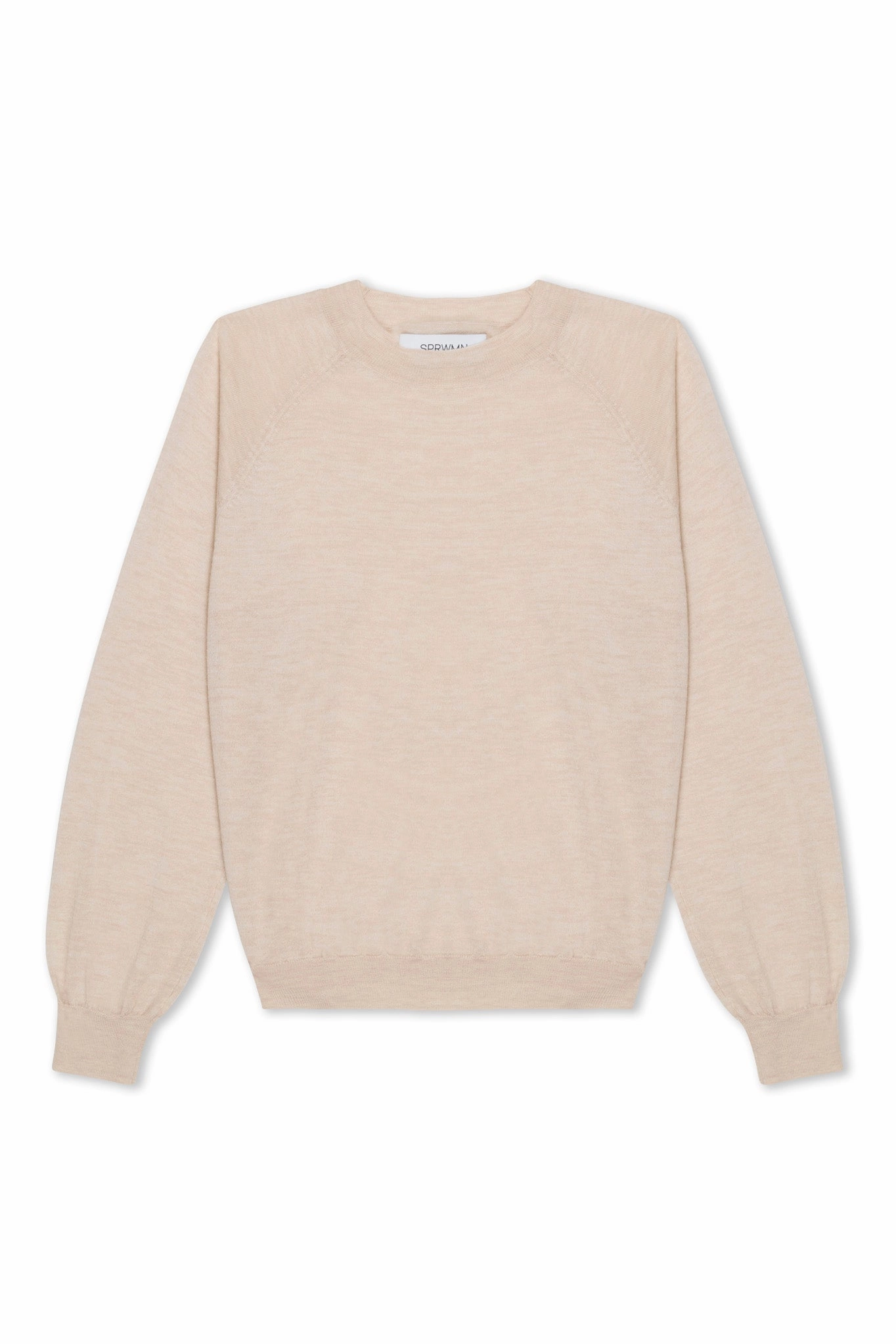 Antibacterial NoSlipGripperBand Latte Cashmere Raglan Sweater