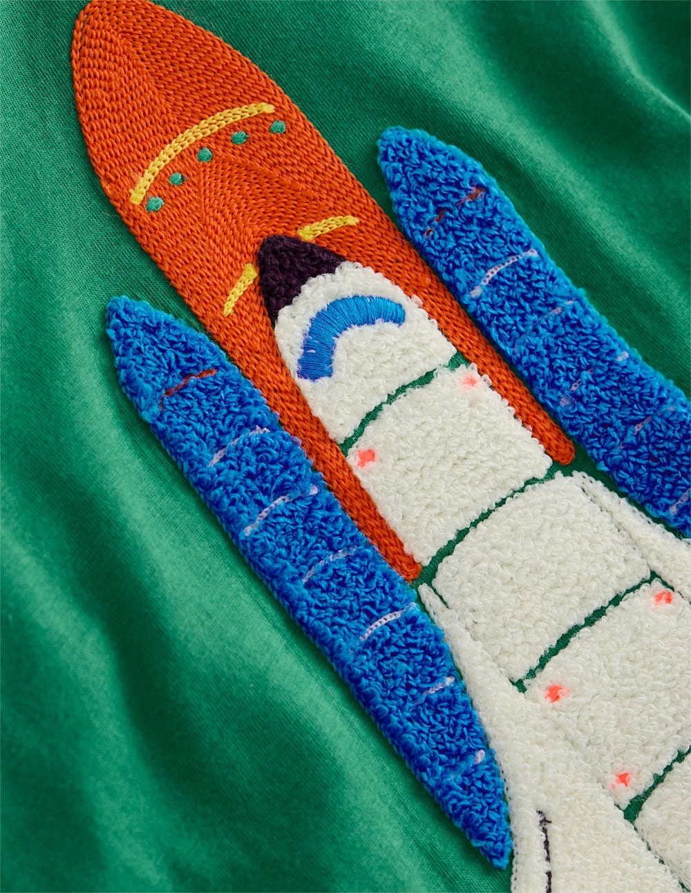 Fitted Shirt Textured Weave Pattern Short Sleeve Boucl T-shirt-Shady Green Rocket