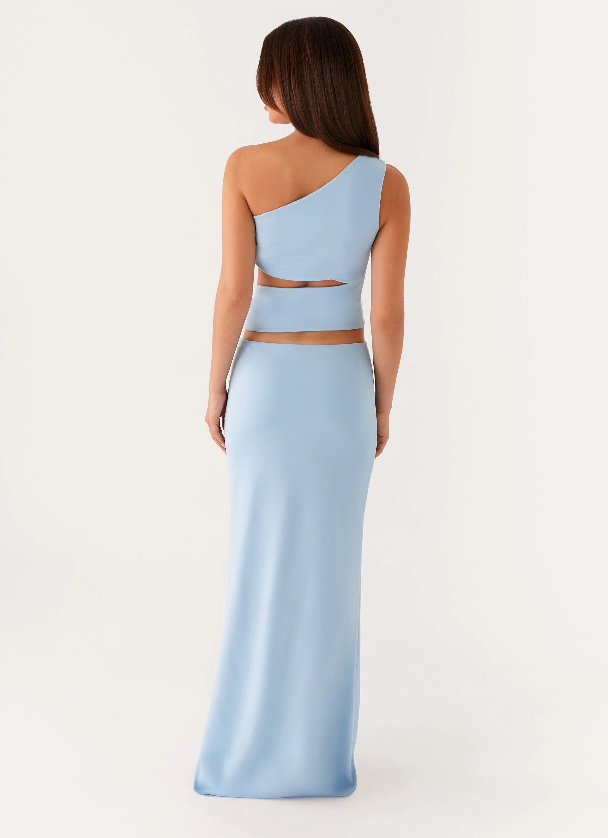 Laylani Cut Out Maxi Dress - Blue