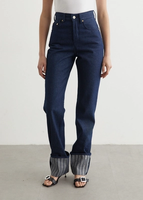 Le De-Nimes Droit Jeans