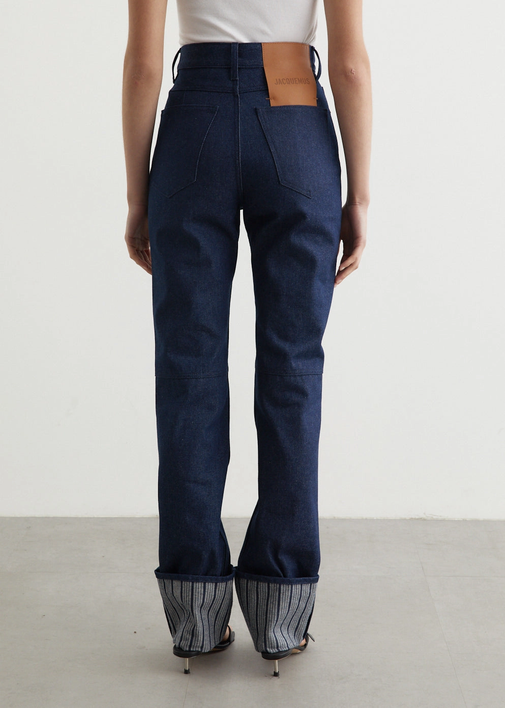 Le De-Nimes Droit Jeans