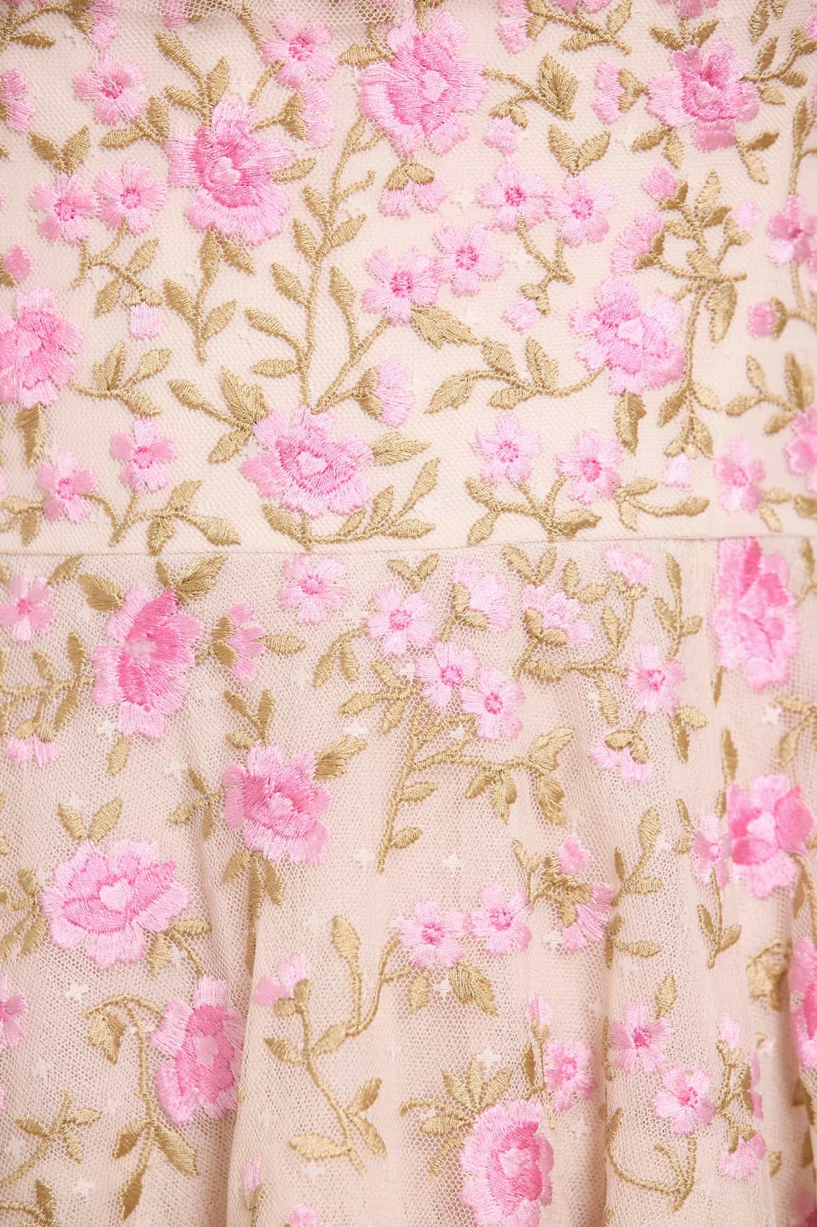 Lea Ditsy Micro Mini Dress Pastel-Tone