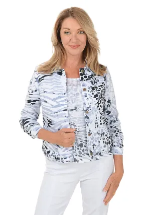 Winter Layer Leopard Two Piece Jacket Set