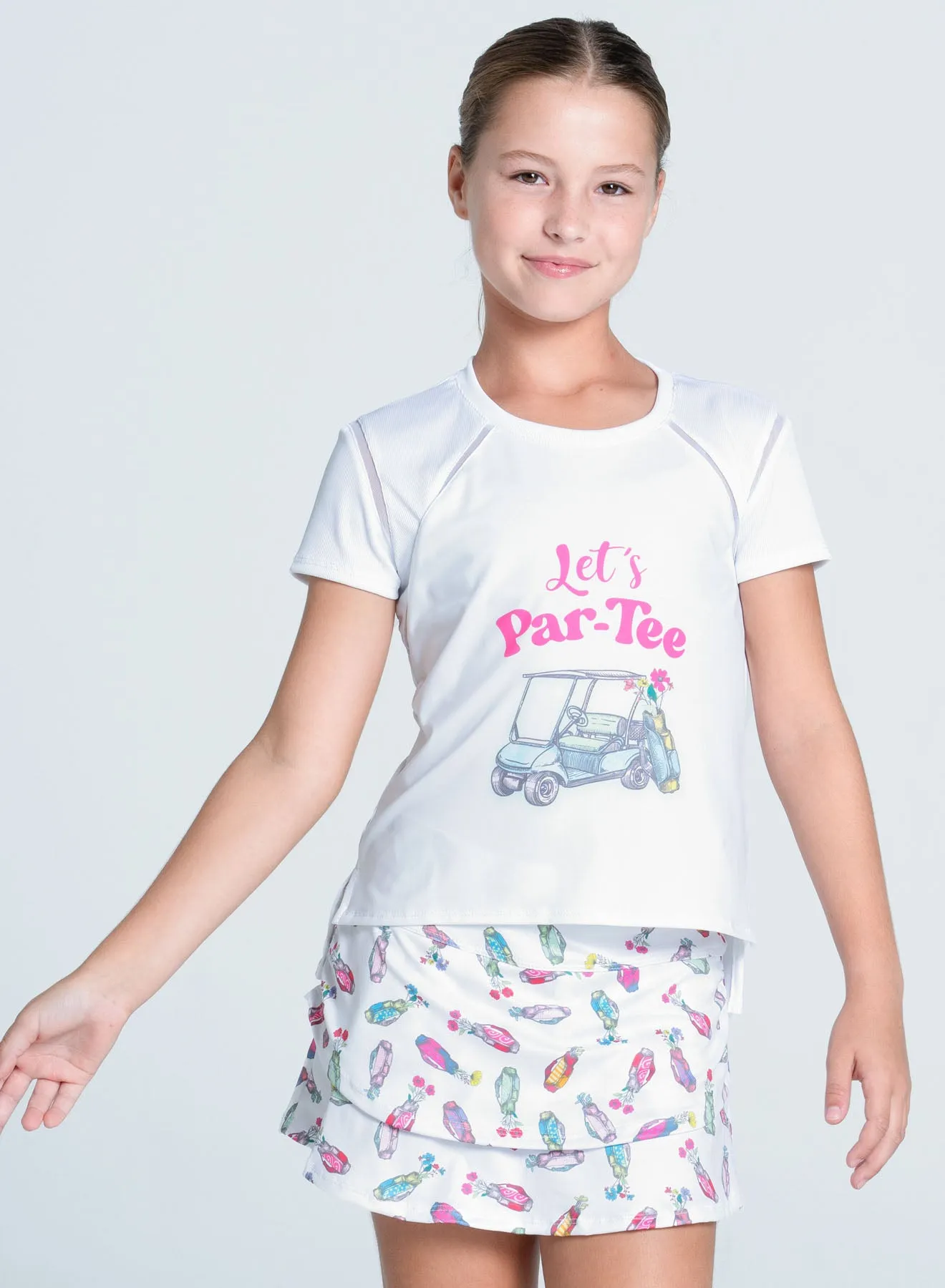 UltraLightweight AdjustableHem Let's Par-tee Short Sleeve