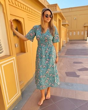 Lexington Dress Teal tango Casual maxi dress Smile Soft