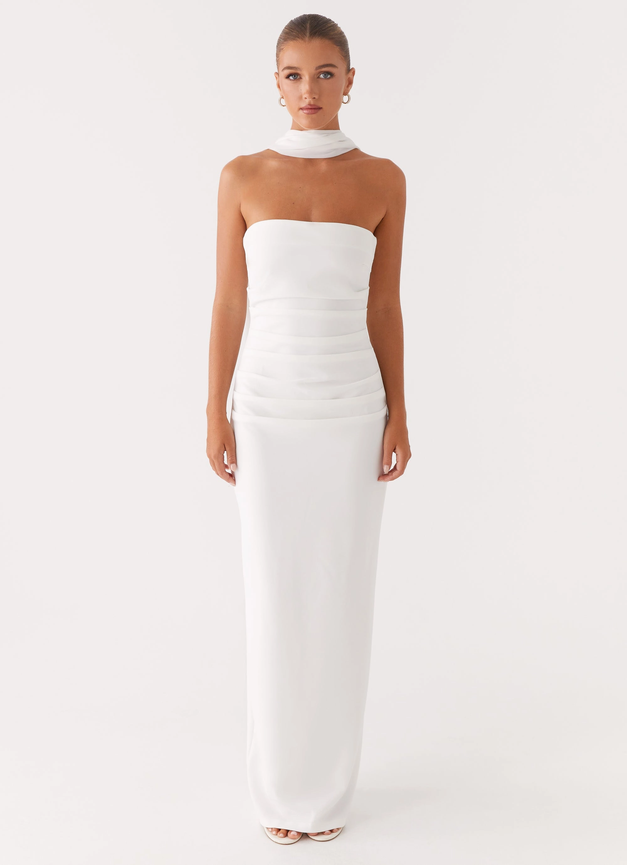 Libra Maxi Dress - White