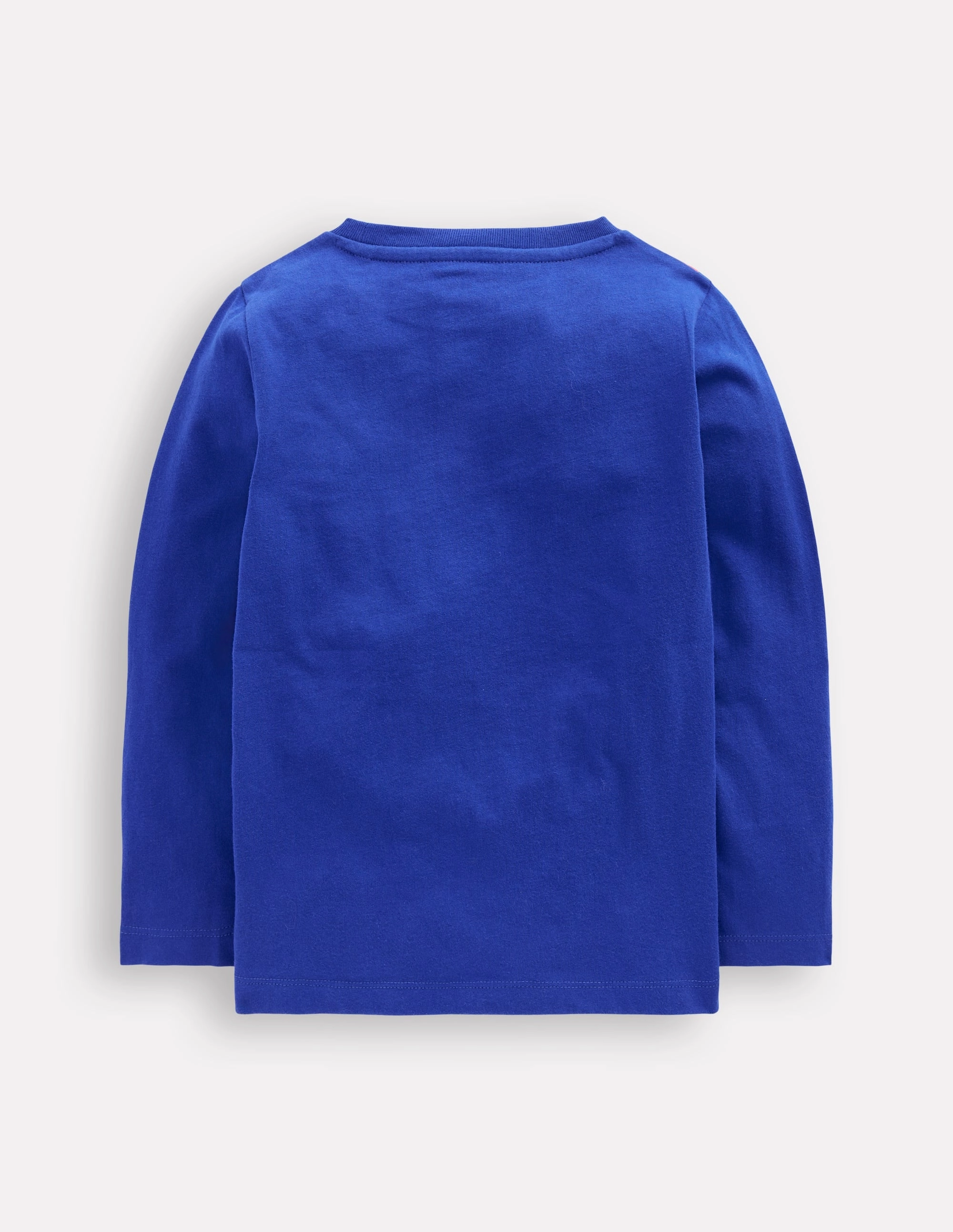 AntiPilling Surface Antibacterial Fabric Lift-the-flap T-shirt-Bright Blue Rocket