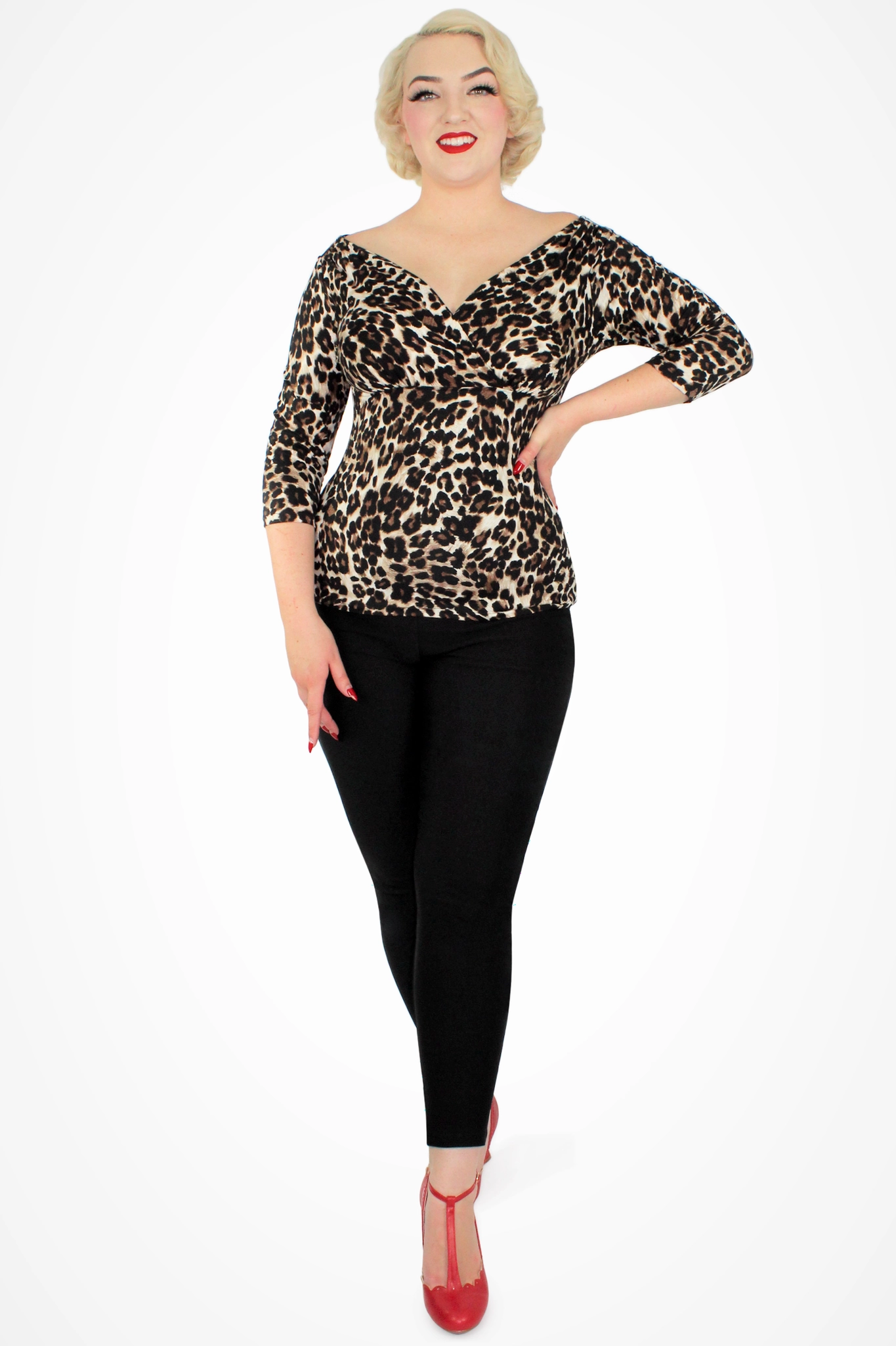 Black Pin Up High Waist Cigarette Pants #BC-P101 Sport Performance Street Inspired