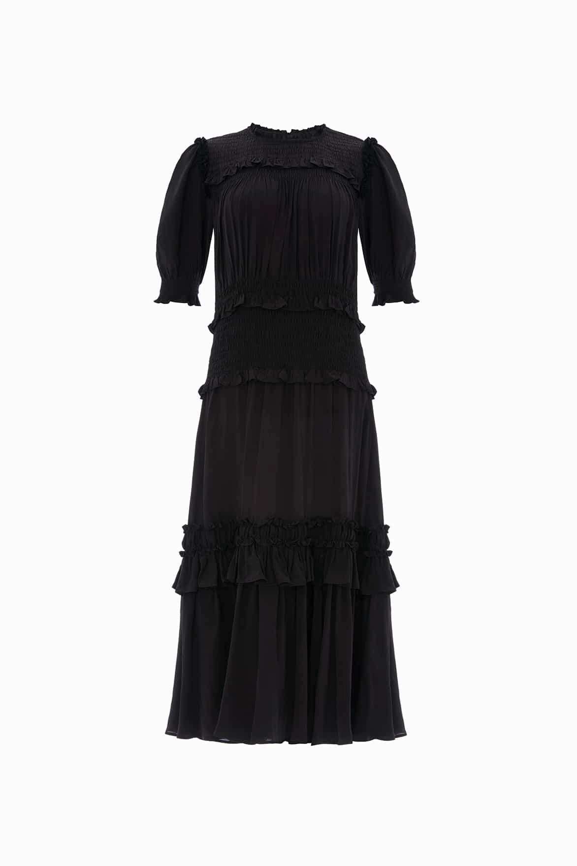 Emilia Crepe Ballerina Dress Silky Layer