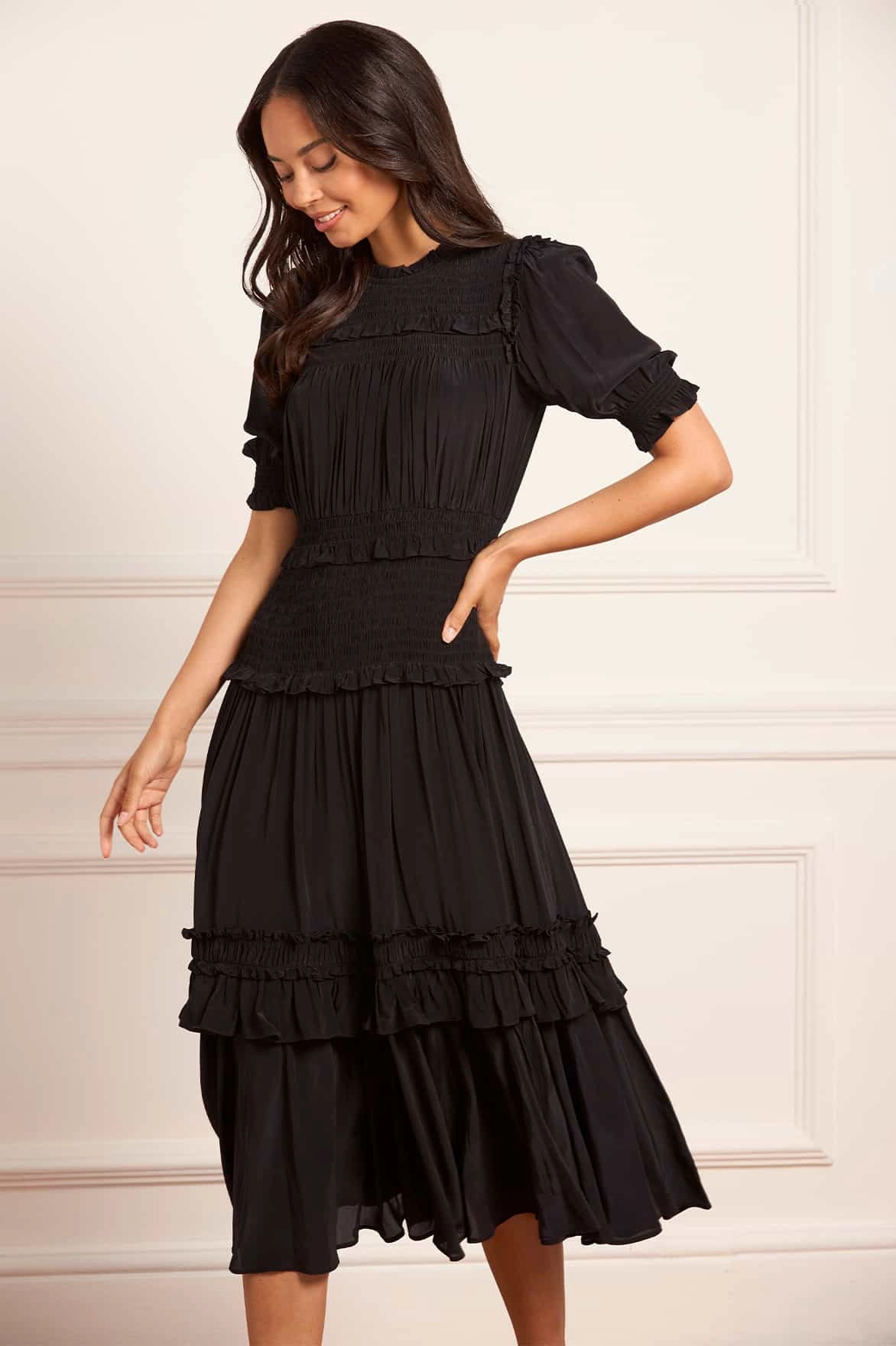 Refined touch Weekend Edge Emilia Crepe Ballerina Dress