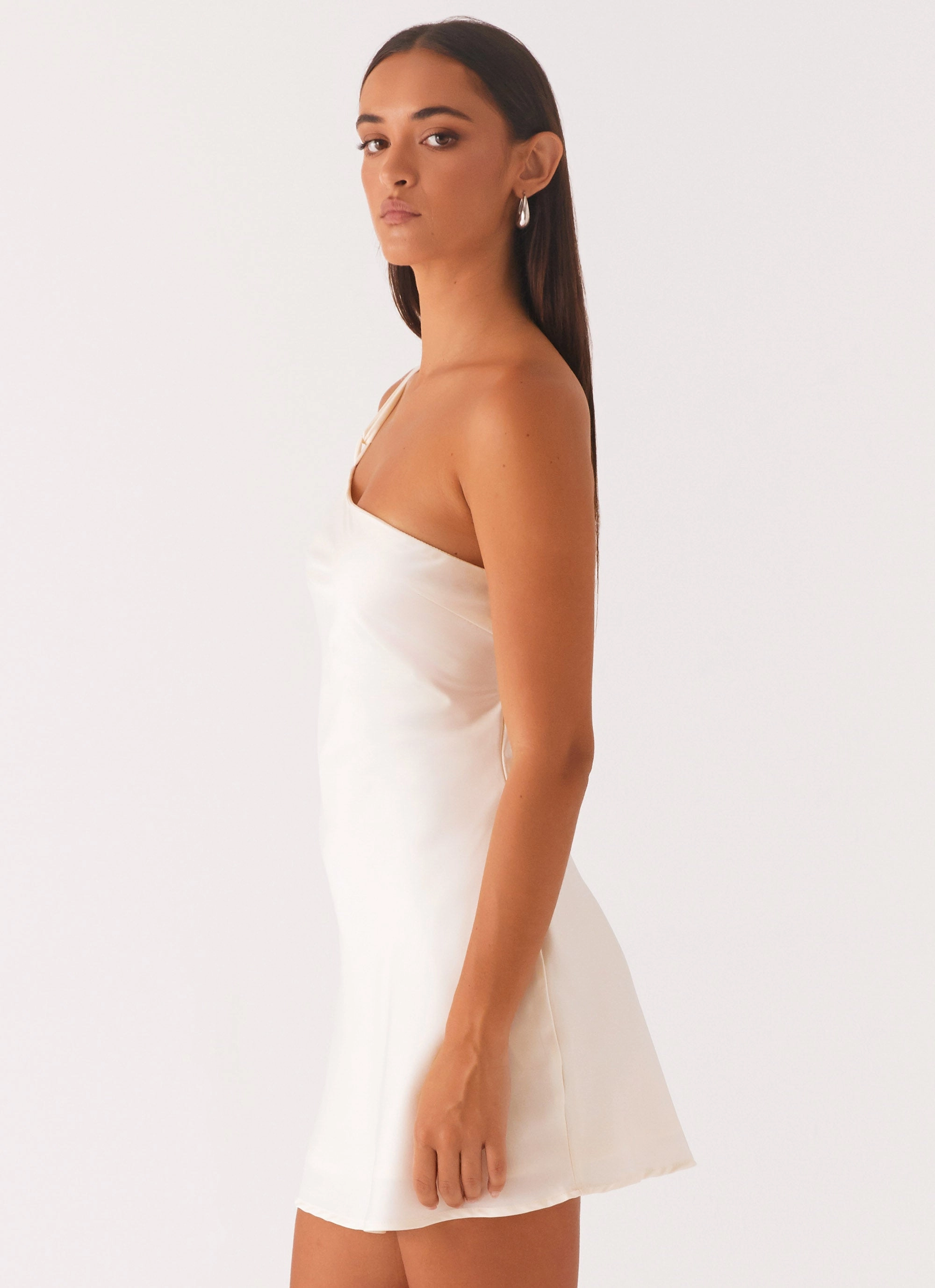 Lights Out Mini Dress - Pearl