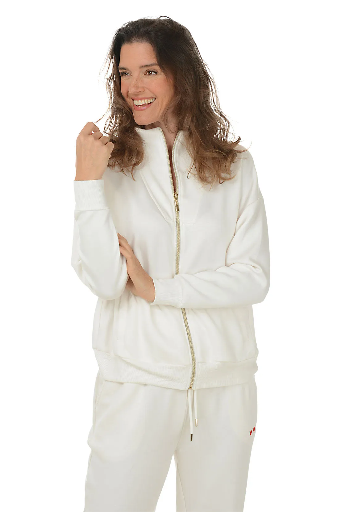 Full Zip Dolman Sleeve Jacket Temperature Control Technology