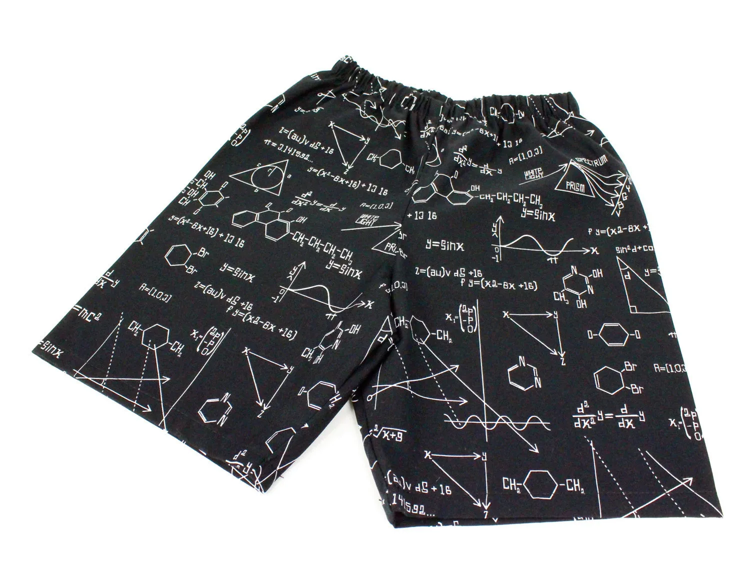 Boy's Black Geometry Shorts# BS-G24 Flexible Layer