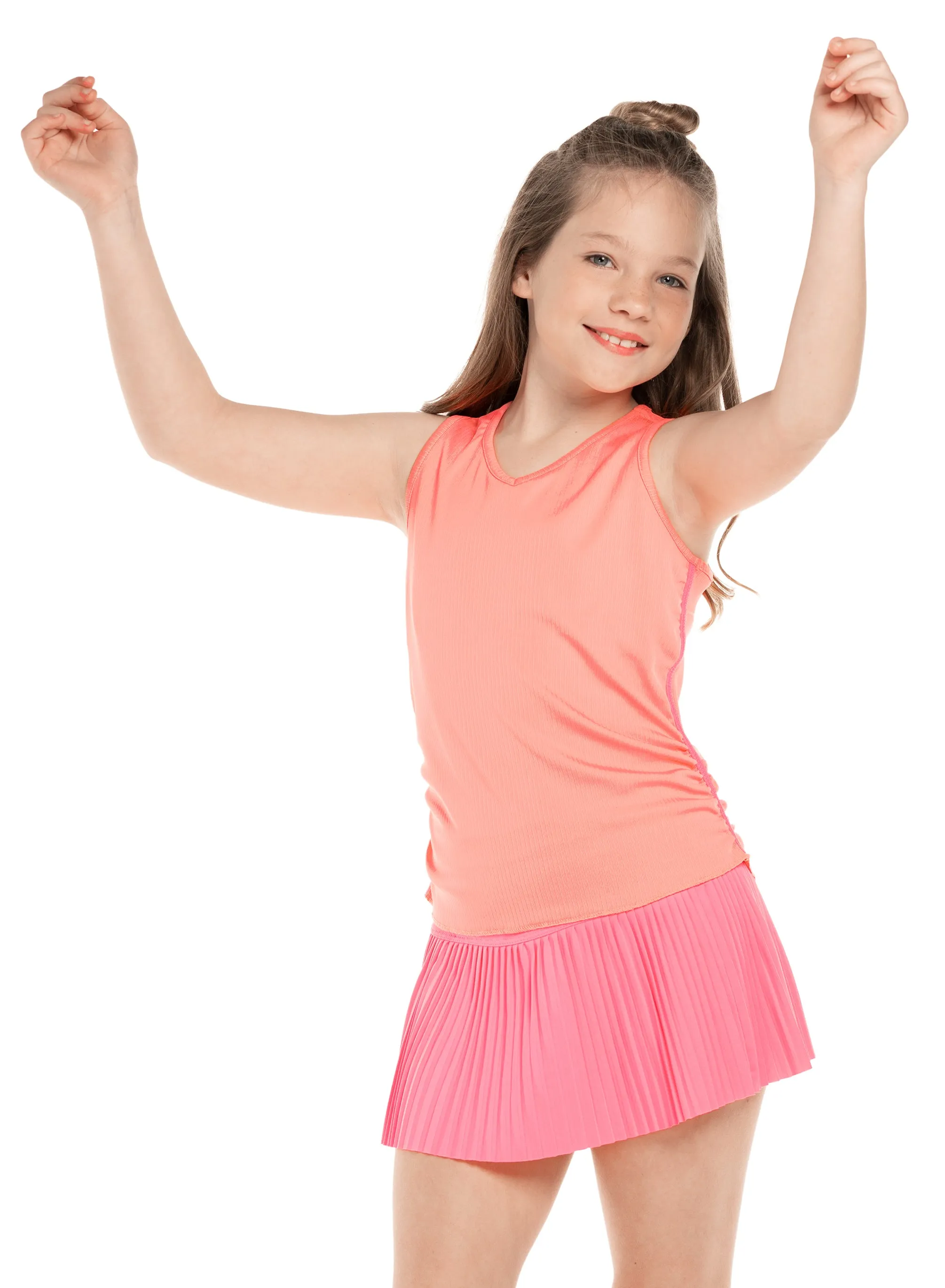 High Neckline Lightweight Rib Tank