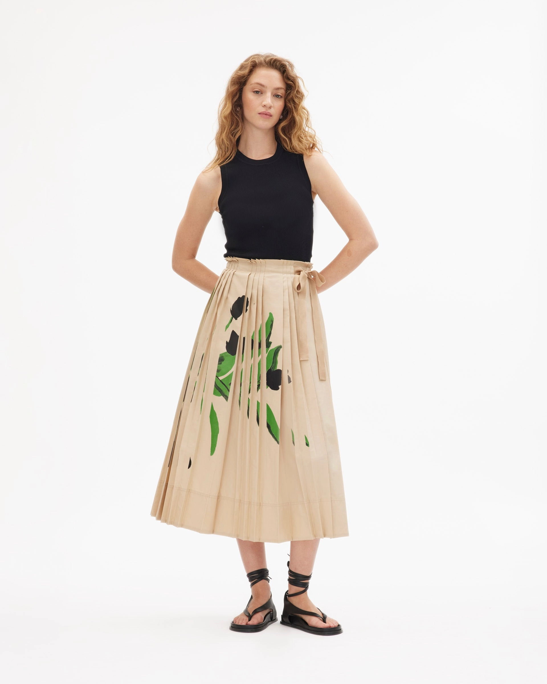 Layered Look Stretch Support Fit Shayla Skirt