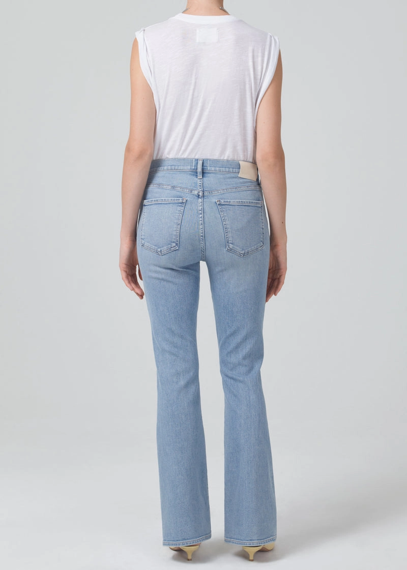 Wardrobe Fit Weekend Getaway Minimalist Breathable Lilah High Rise Bootcut in Lyric