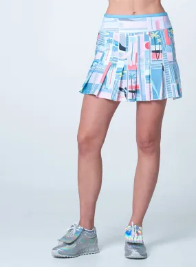 Polished Look Linen Nouveau Skort