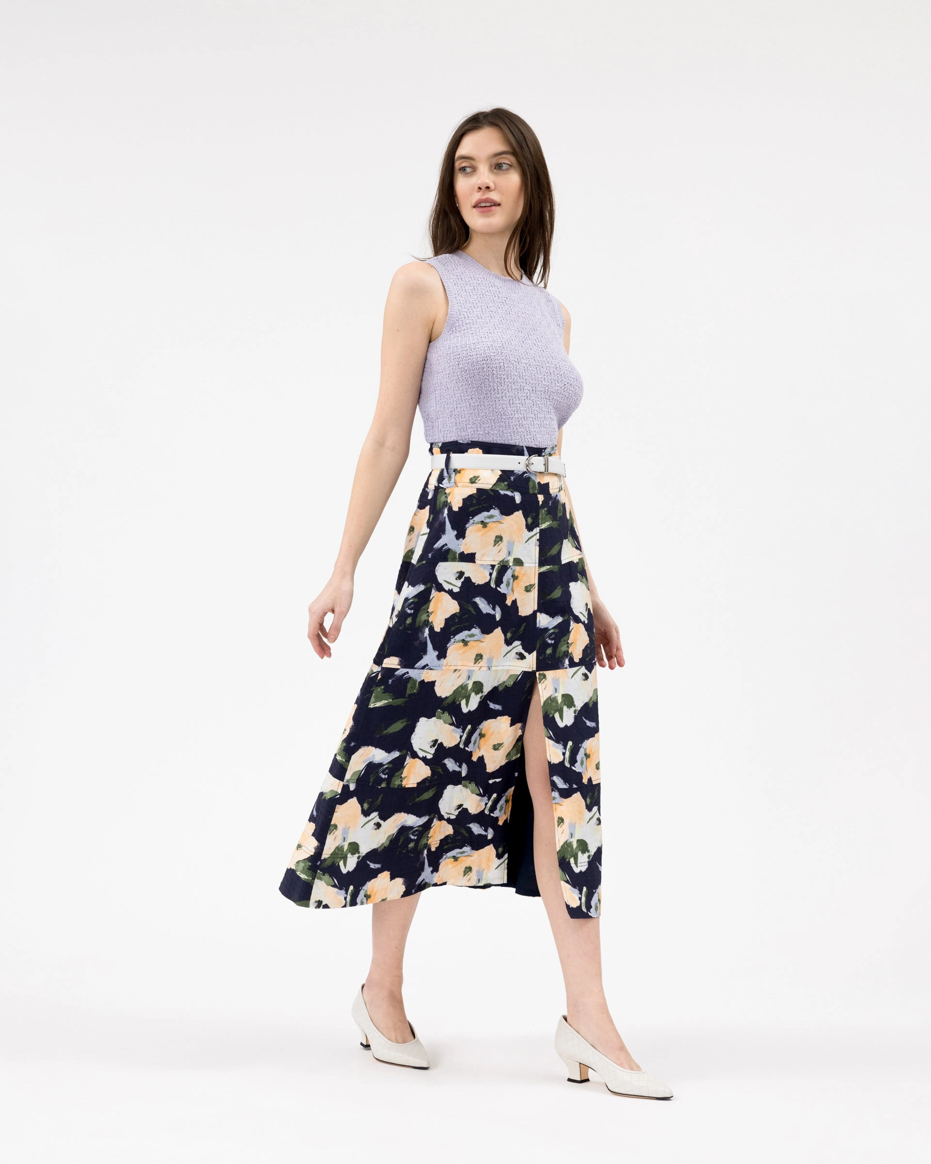 Linen Hudson Skirt Casual Flex
