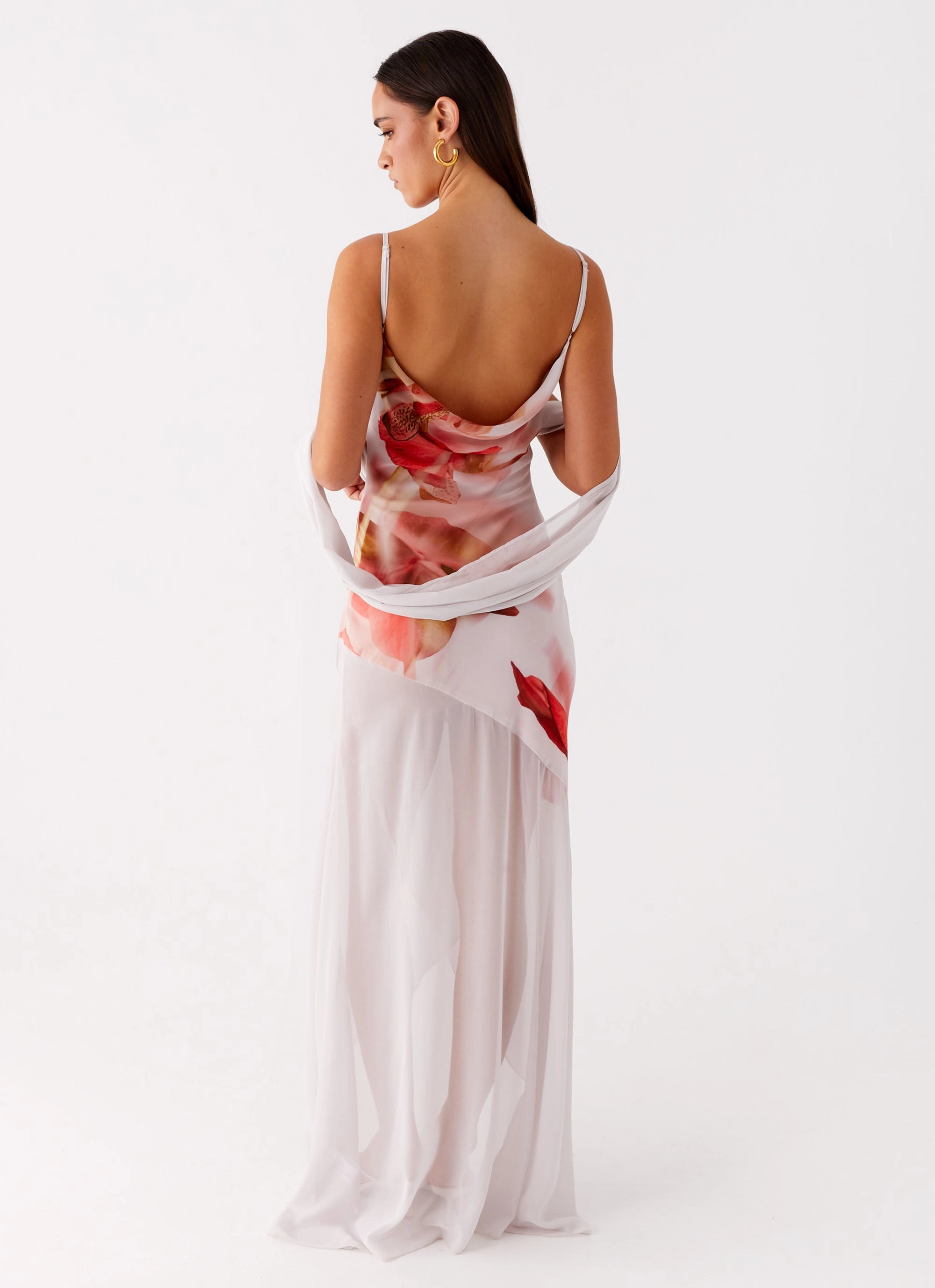 Loire Maxi Dress - Peach Rose