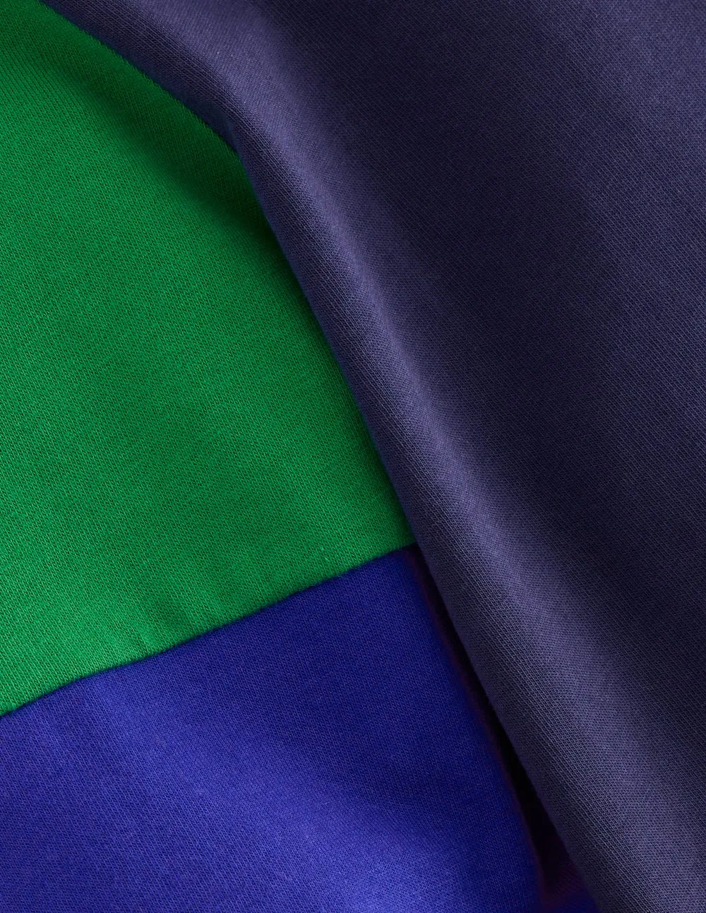 Long Sleeve Hotchpotch T-shirt-College Navy Non Chafing Edges ContrastStitching