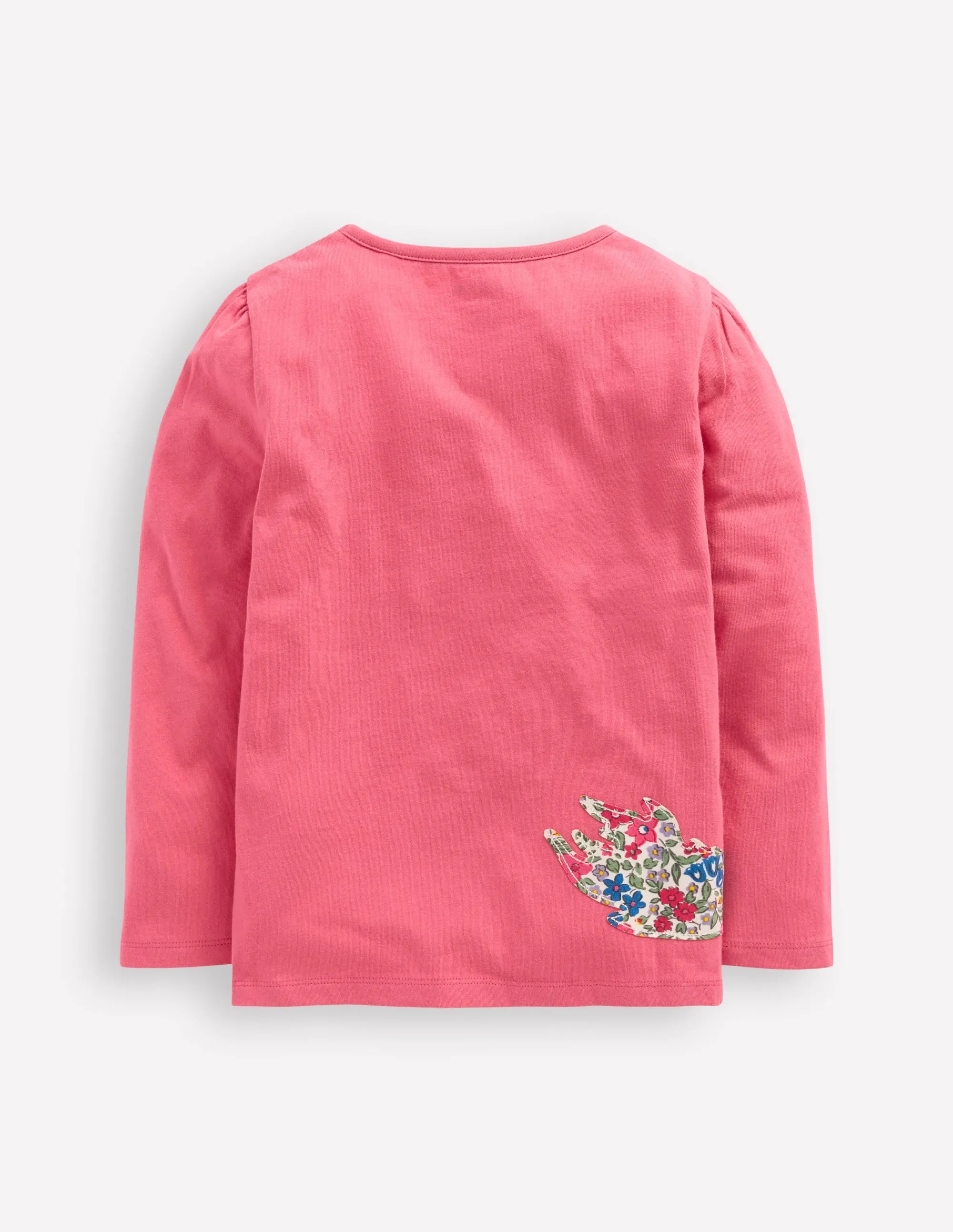 Long Sleeve Superstitch Tee-Rose Pink Horses Versatile Comfort Style Layering Piece