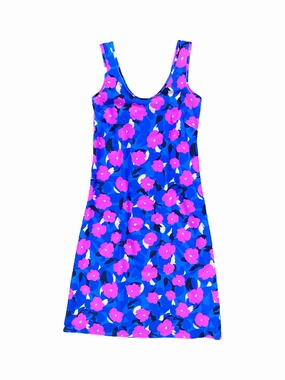 Machine-washable Minimal Harmony Long Bali Tank Dress Impatiens