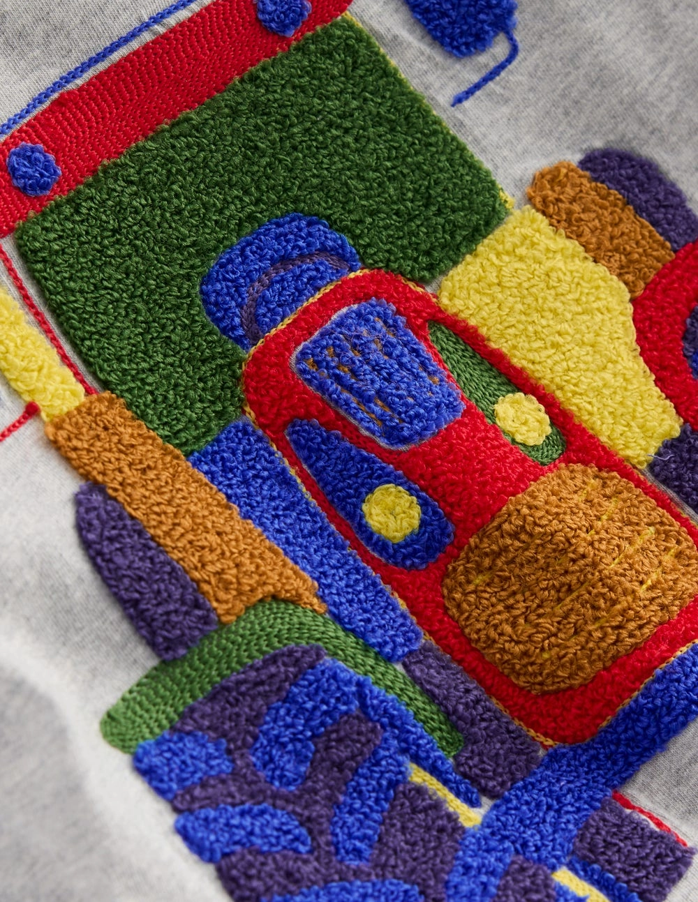 Long Sleeve Boucl T-shirt-Grey Marl Tractor ZonalVentilation TaglessNecklineComfort