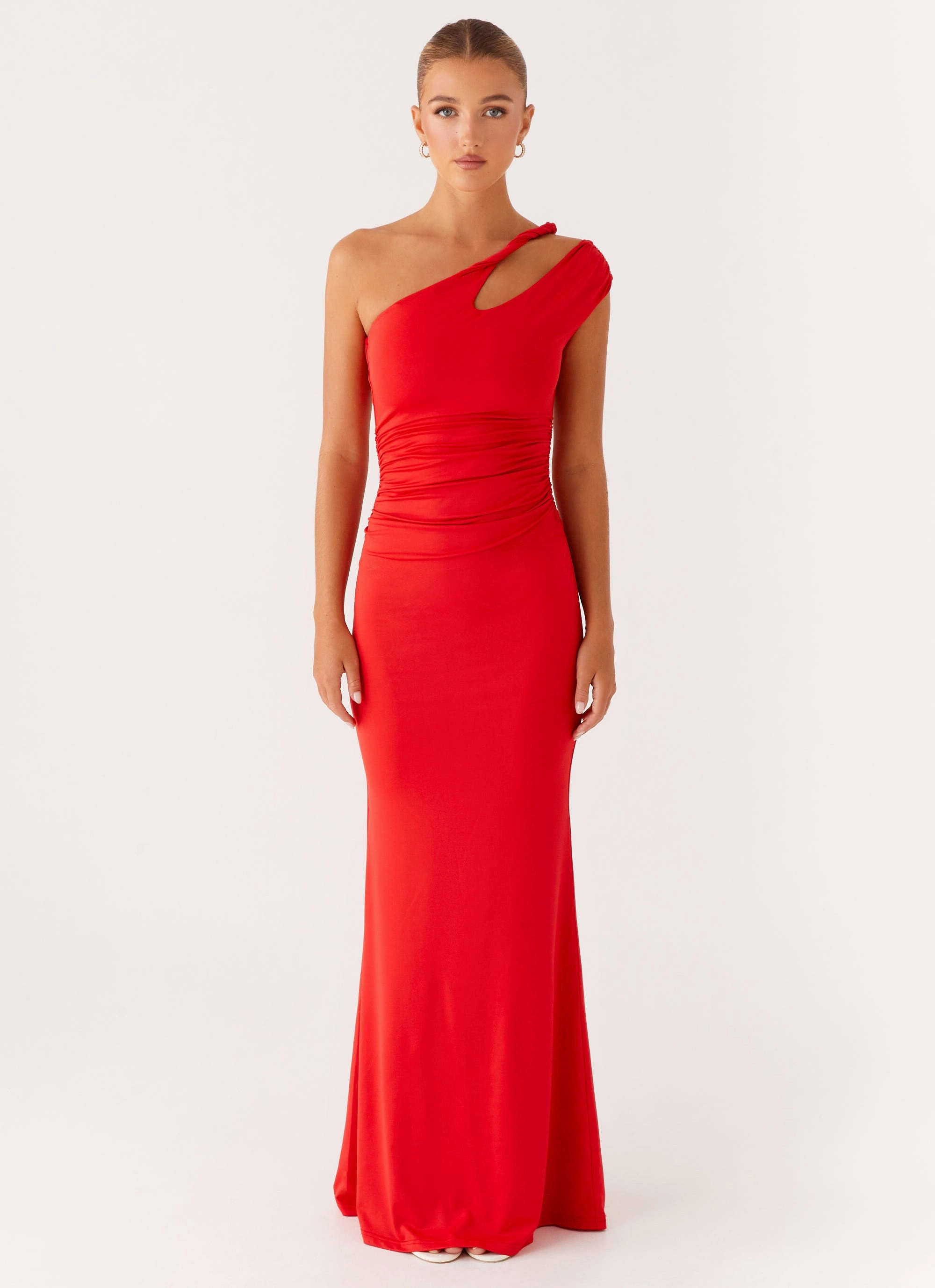 Lopez Maxi Dress - Tangerine