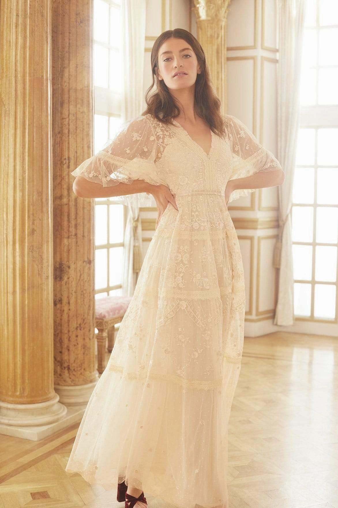 Office Ease Lottie Lace Gown