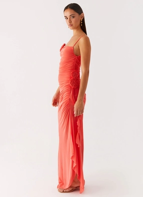 Louana Maxi Dress - Coral