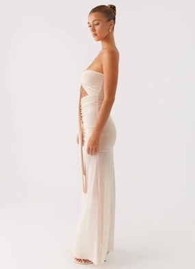 Lovie Maxi Dress - Beige