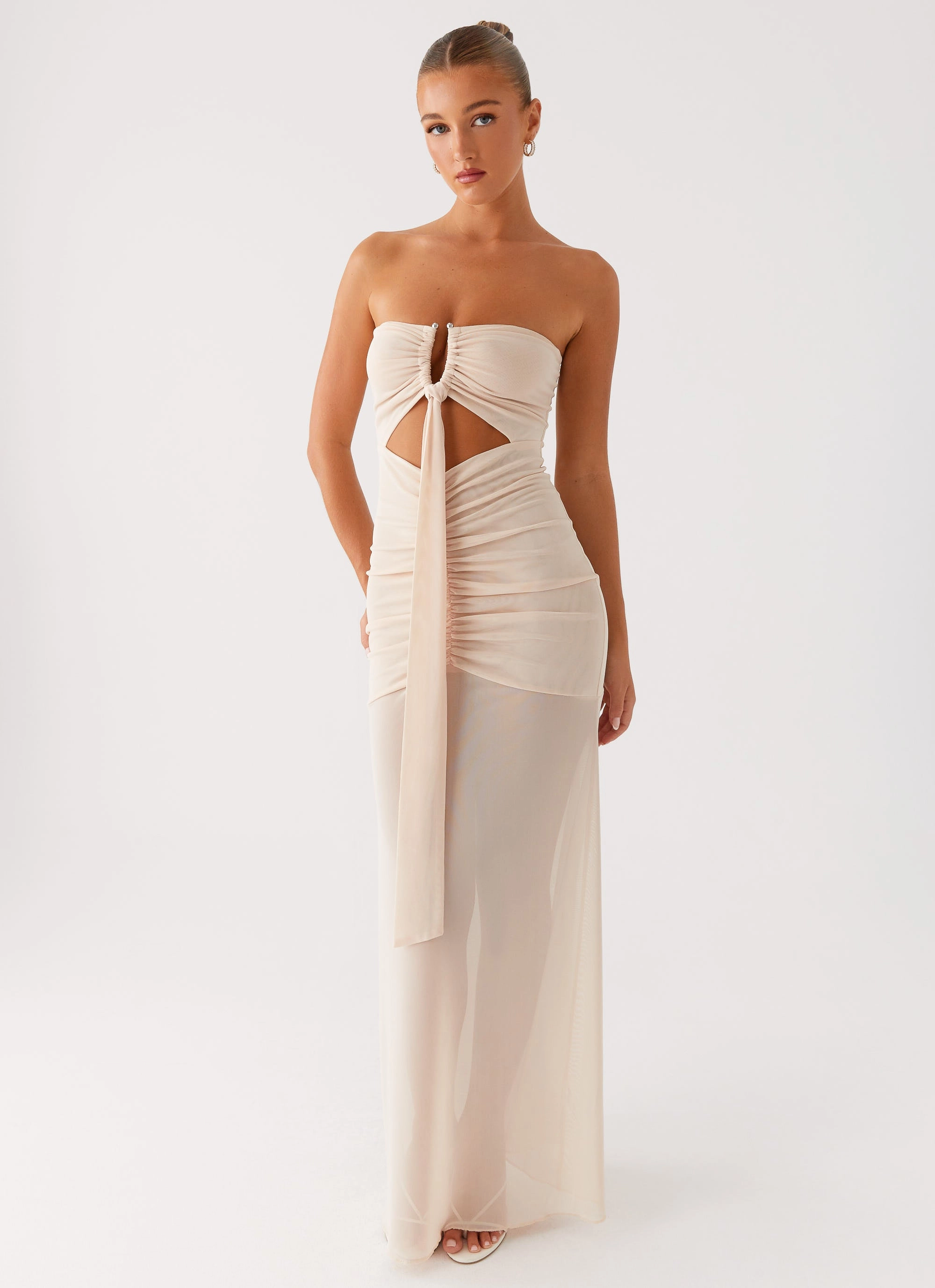 Lovie Maxi Dress - Beige