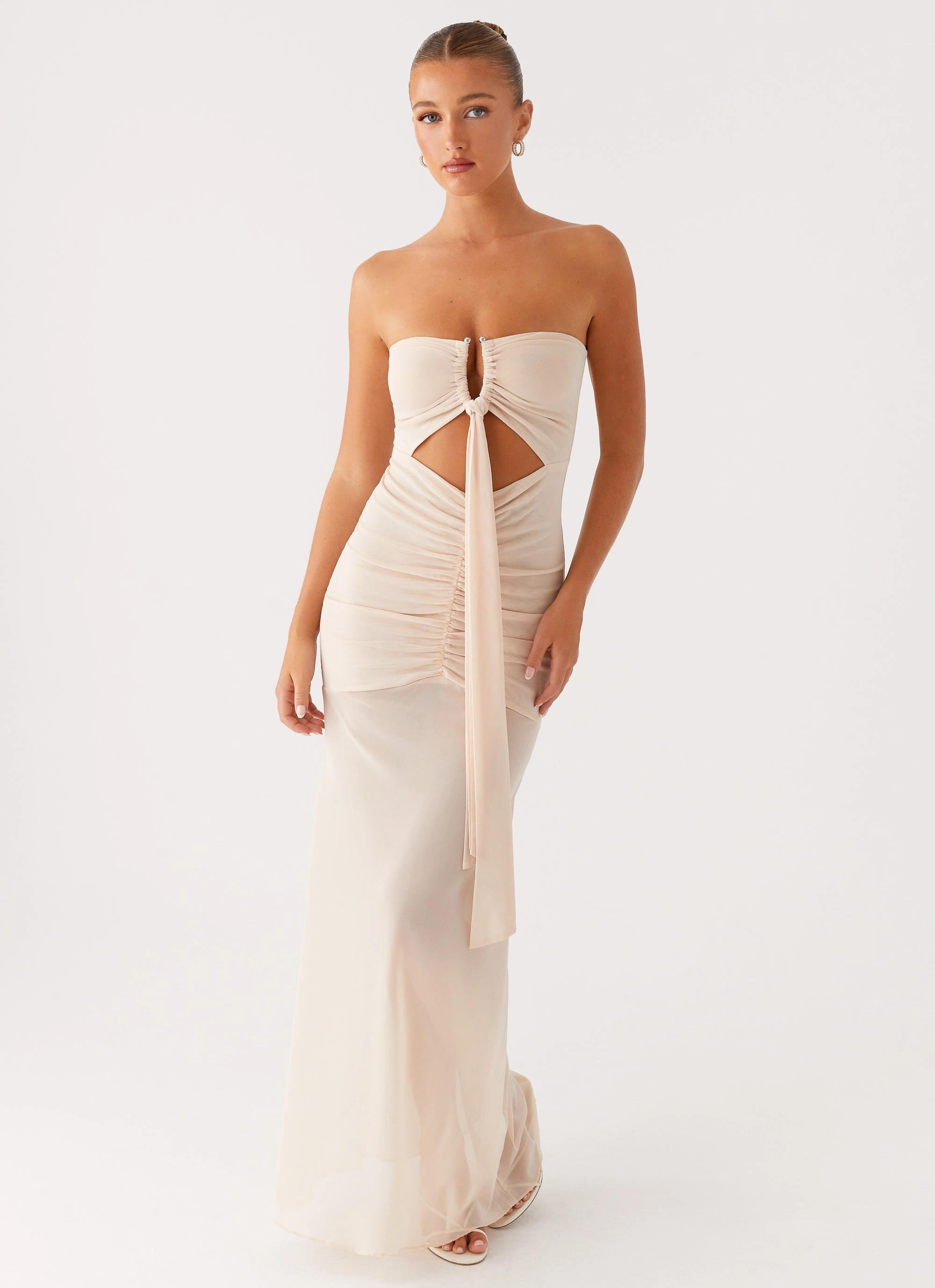 Lovie Maxi Dress - Beige